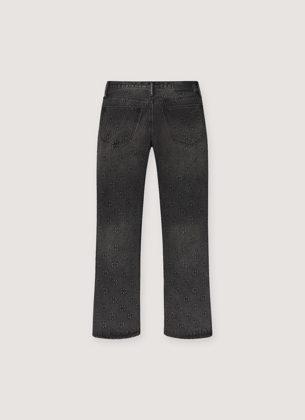 Lost SHDWS Embossed Denim Black alternate view - Shop at Pieces Los Angeles