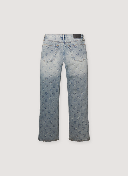 Lost SHDWS Embossed Denim Blue