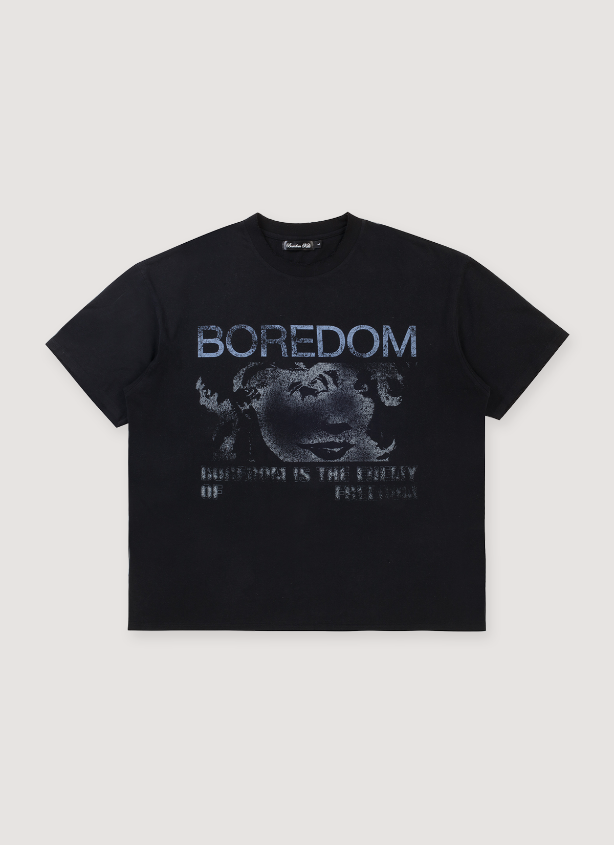 Boredom Kills Enemy of Freedom Tee Vintage Black
