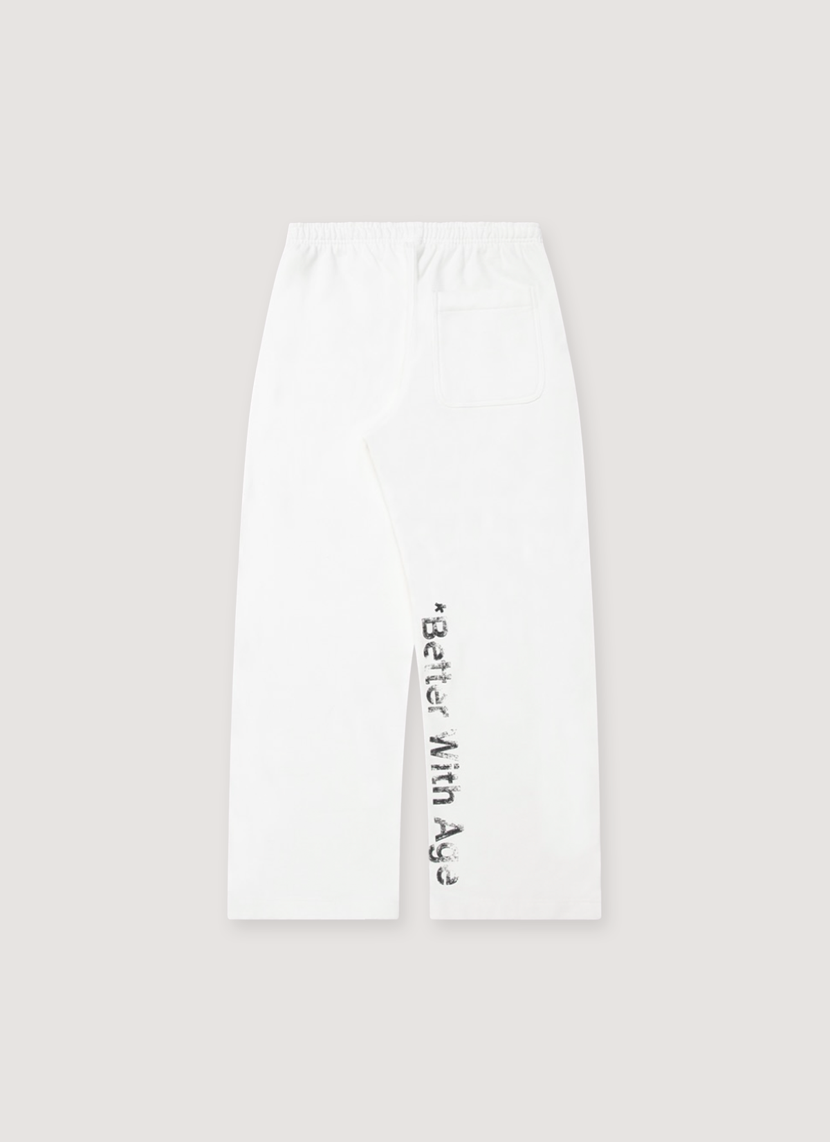 Better With Age Ennui Sweatpants Vintage White back view