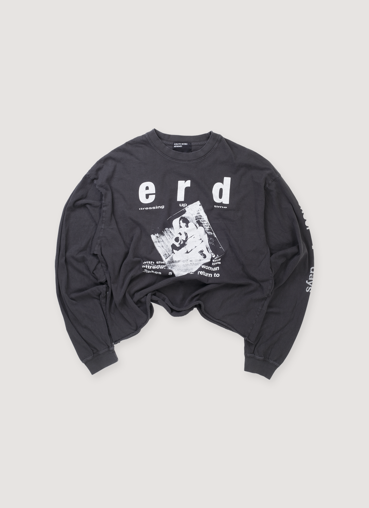 Enfants Riches Déprimés School Days Longsleeve Faded Black (Pre-Owned) Enfants Riches Déprimés School Days Longsleeve Faded Black (Pre-Owned) - Image 1 | Authenticated at Pieces Los Angeles