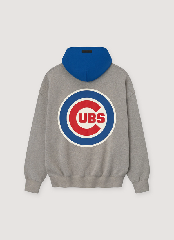 Essentials MLB Cubs Sport Sweatshirt Concrete Heather alternate view - Shop at Pieces Los Angeles