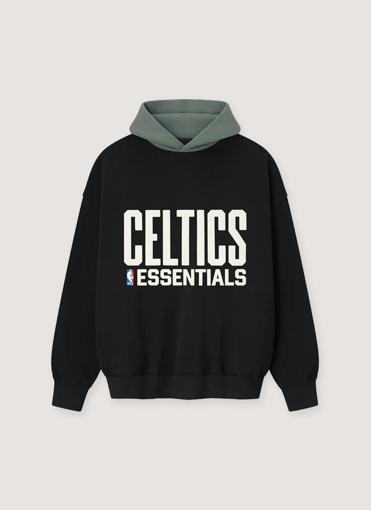 Essentials NBA Celtics Sport Hoodie Black Essentials NBA Celtics Sport Hoodie Black - Image 1 | Authenticated at Pieces Los Angeles
