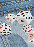 Palace Evisu Dice Denim Jeans Light Wash Palace Evisu Dice Denim Jeans Light Wash - Image 3 | Authenticated at Pieces Los Angeles