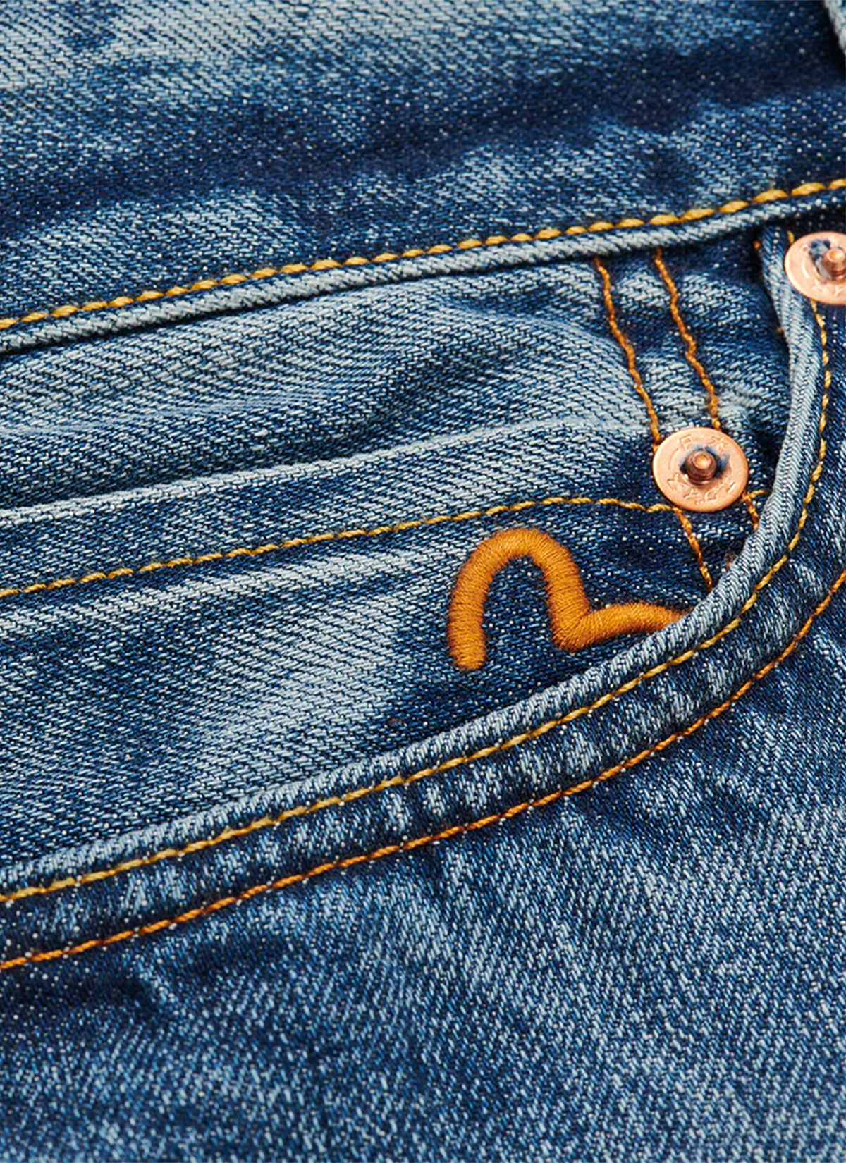 Evisu Dice Denim Jeans Light Wash – PIECES