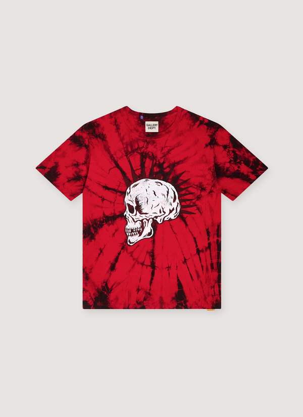 Gallery Dept. Exploited Tee Red Tie Dye Exploited Tee Red Tie Dye - Authenticated T-shirts | Pieces Los Angeles