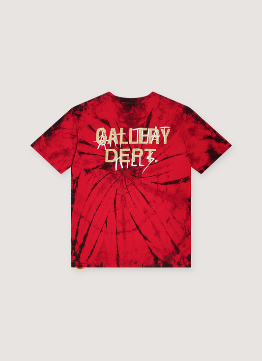 Gallery Dept. Exploited Tee Red Tie Dye