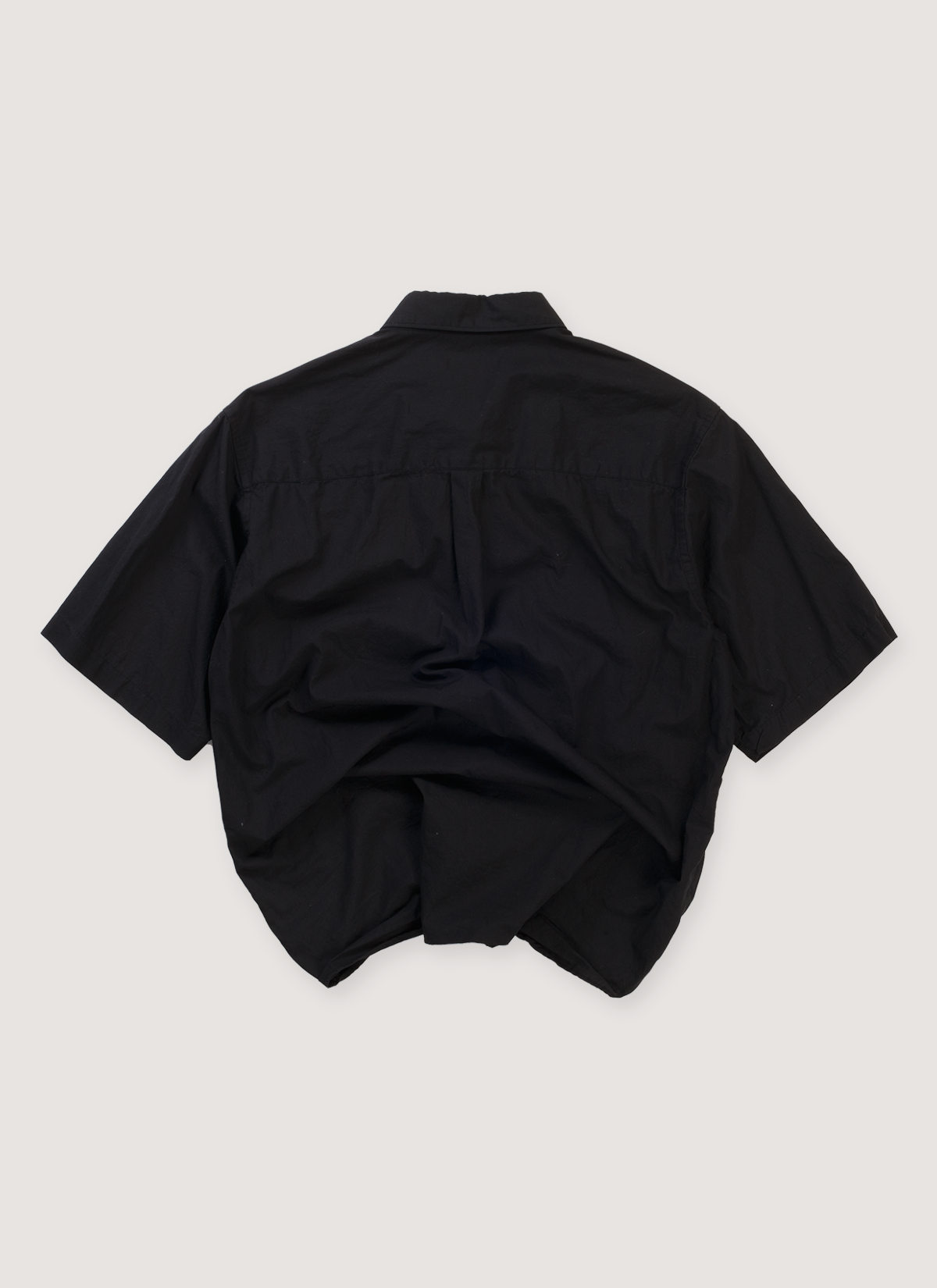 Undercover Bug Embroidered Shirt Black (Pre-Owned) button up closure, embroidered details, back view