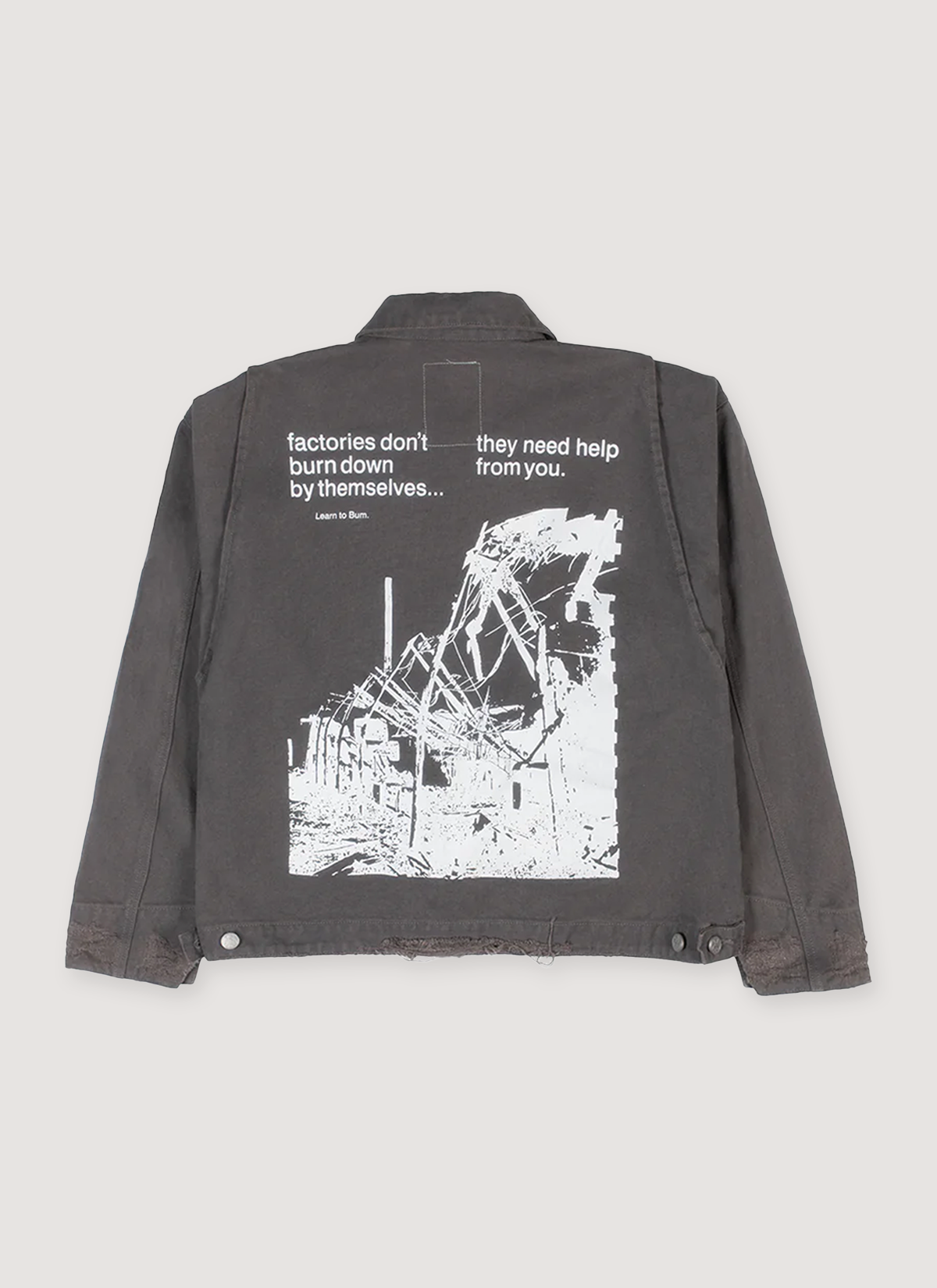 Basketcase Gallery Factory Work Jacket Vintage Black – PIECES