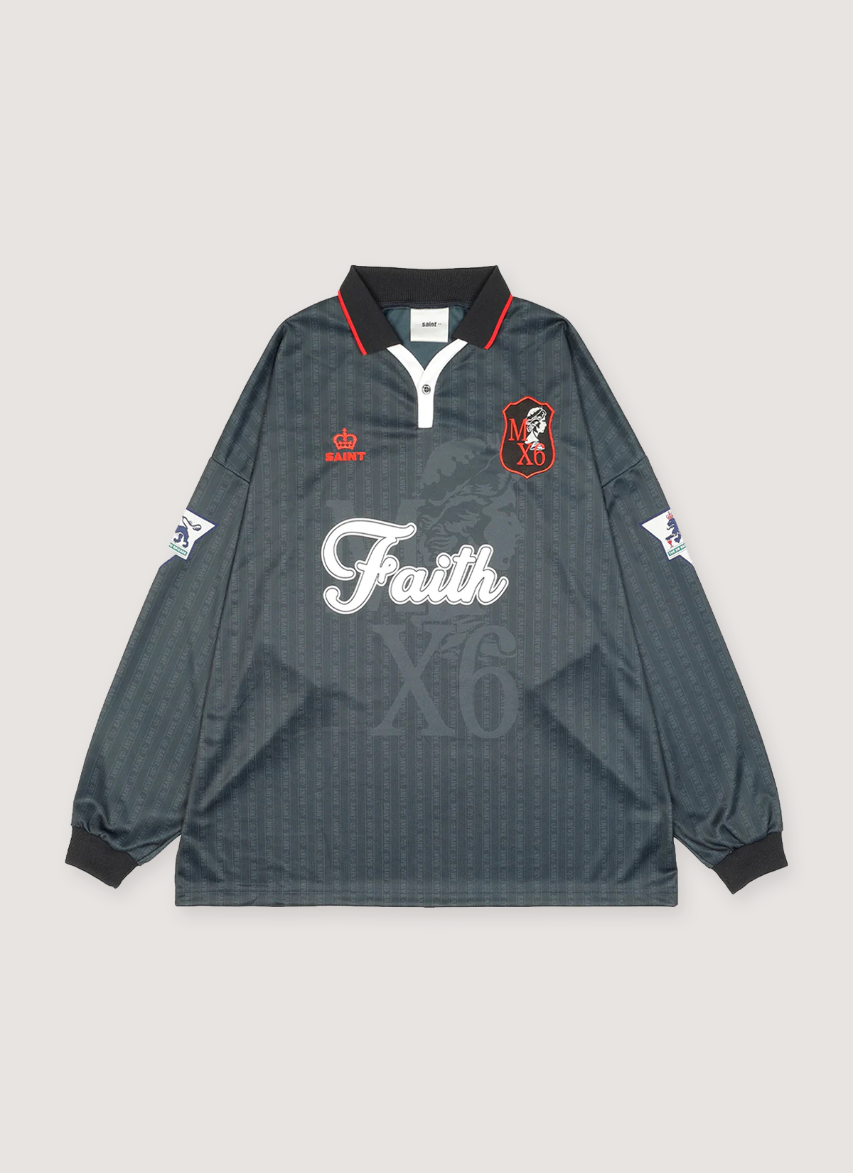 Saint Michael Faith Soccer Shirt Black