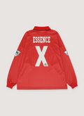 Saint Michael Faith Soccer Shirt Red Saint Michael Faith Soccer Shirt Red - Image 2 | Authenticated at Pieces Los Angeles