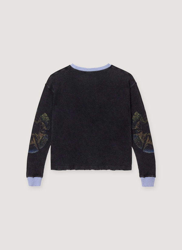 Vale Forever Wrath of Faith Thermal Longsleeve Black alternate view - Shop at Pieces Los Angeles