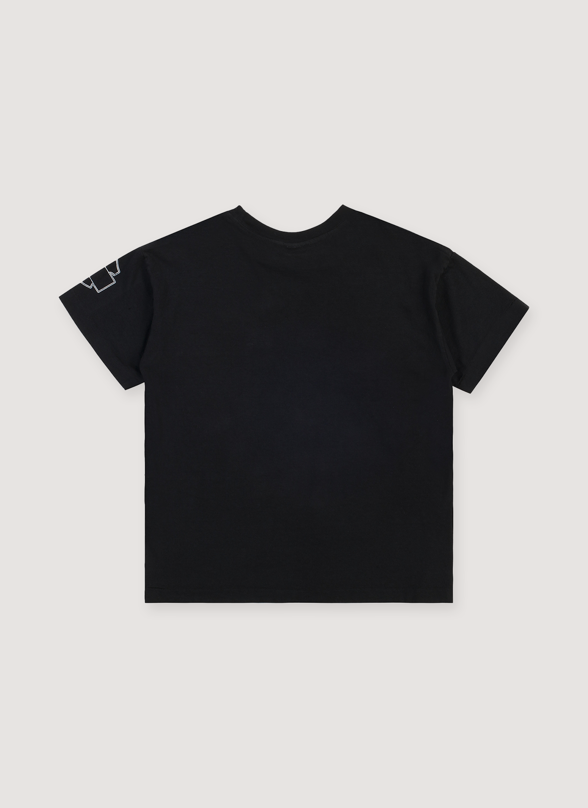 Pieces Fast Bikes Pocket Tee Shirt Vintage Black back view