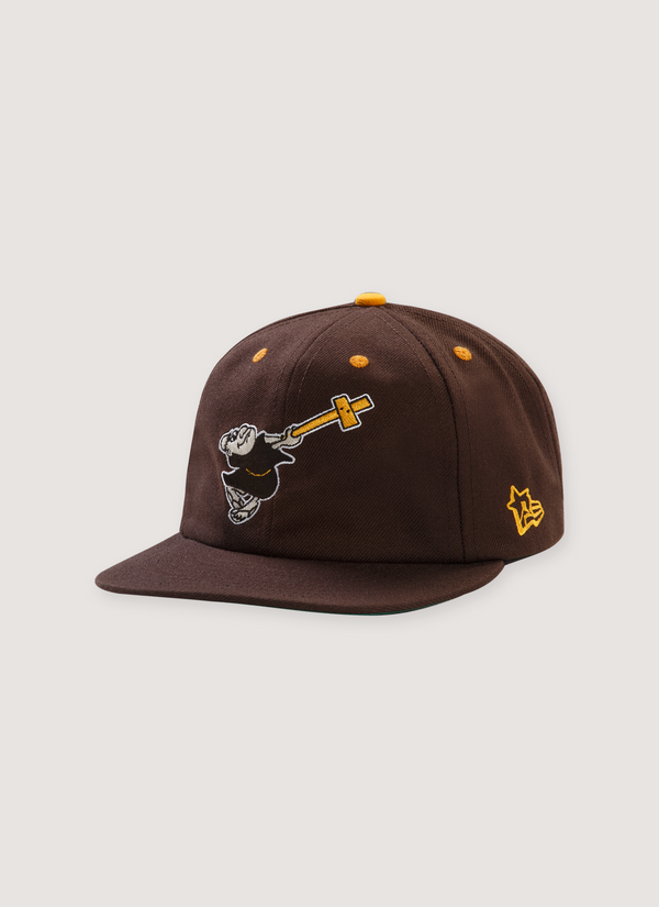 Pieces Father Baseball Cap Brown Father Hat Brown - Authenticated Hats | Pieces Los Angeles