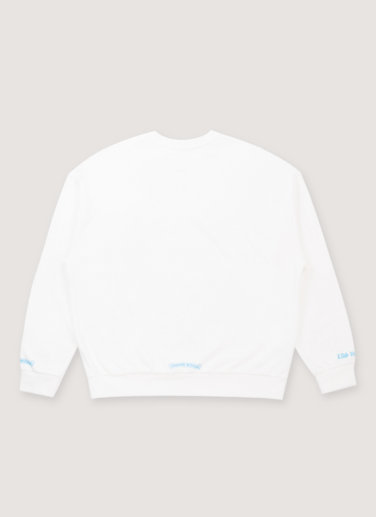 Chrome Hearts Fontainebleau Dice Crewneck White