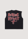 Vertabrae Fever Cut Off Black Vertabrae Fever Cut Off Black - Image 2 | Authenticated at Pieces Los Angeles