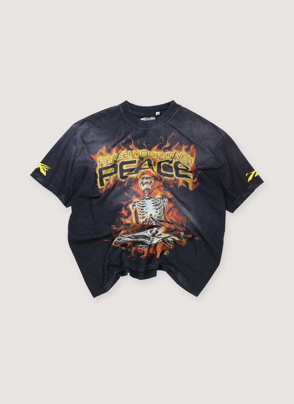 Hellstar Inner Peace Fire Tee Vintage Black (Pre-Owned) Inner Peace Fire Tee Vintage Black (Pre-Owned) - Authenticated T-shirts | Pieces Los Angeles