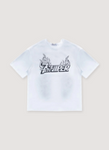 Triple Sevens 7Sniper Flame Logo Tee White Triple Sevens 7Sniper Flame Logo Tee White - Image 1 | Authenticated at Pieces Los Angeles