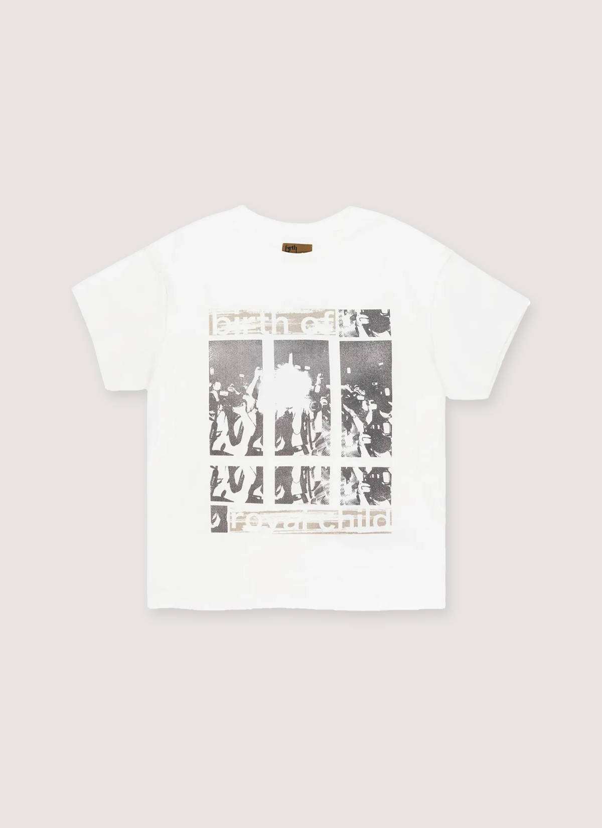 Birth of Royal Child Flashlight Tee Vintage White