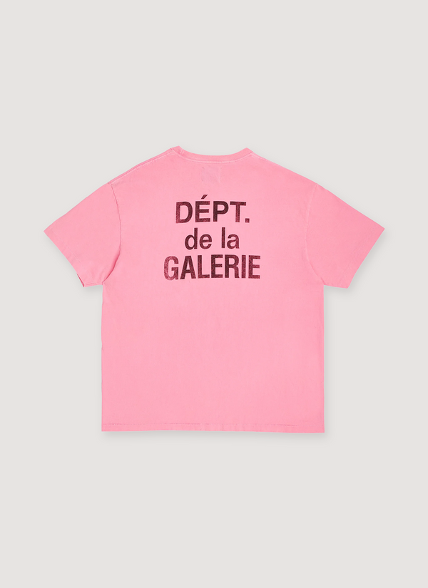 Gallery Dept. French Logo Flo Tee Pink alternate view - Shop at Pieces Los Angeles