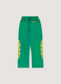 Chrome Hearts Floral Mesh Jersey Pants Green Gold Chrome Hearts Floral Mesh Jersey Pants Green Gold - Image 1 | Authenticated at Pieces Los Angeles