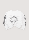 Chrome Hearts Horseshoe Crewneck White (Pre-Owned) Chrome Hearts Horseshoe Crewneck White (Pre-Owned) - Image 2 | Authenticated at Pieces Los Angeles