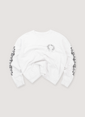 Chrome Hearts Horseshoe Crewneck White (Pre-Owned) Chrome Hearts Horseshoe Crewneck White (Pre-Owned) - Image 1 | Authenticated at Pieces Los Angeles