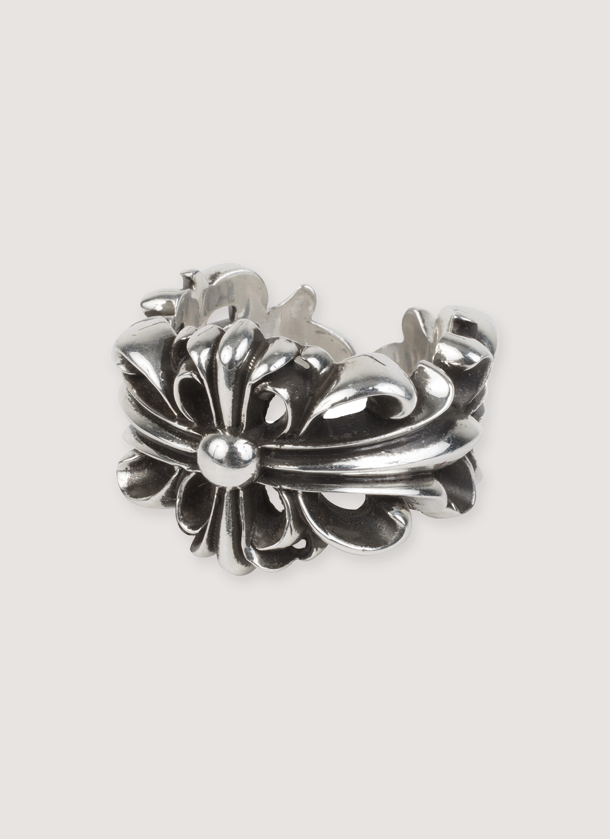 Chrome Hearts Double Floral Ring (Pre-Owned) Chrome Hearts Double Floral Ring (Pre-Owned) - Image 1 | Authenticated at Pieces Los Angeles