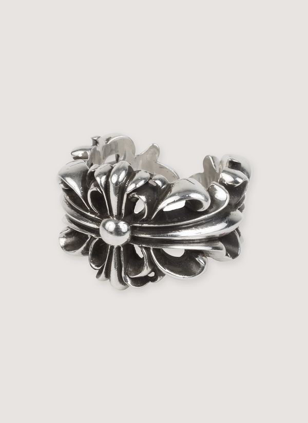 Chrome Hearts Double Floral Ring (Pre-Owned) Double Floral Ring (Pre-Owned) - Authenticated Rings | Pieces Los Angeles