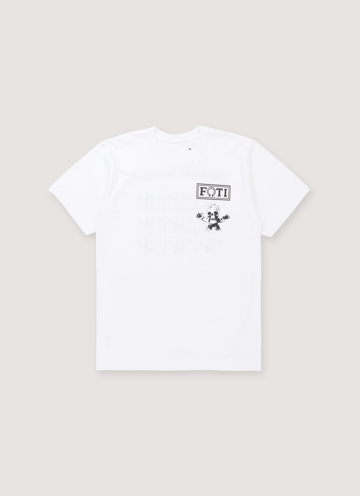 Chrome Hearts Foti Multicolored Logo Tee White