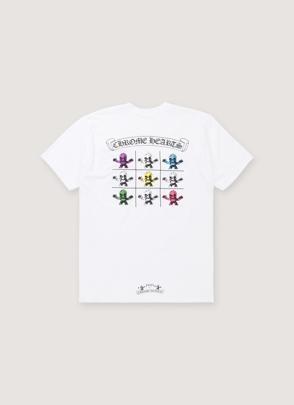 Chrome Hearts Foti Multicolored Logo Tee White alternate view - Shop at Pieces Los Angeles