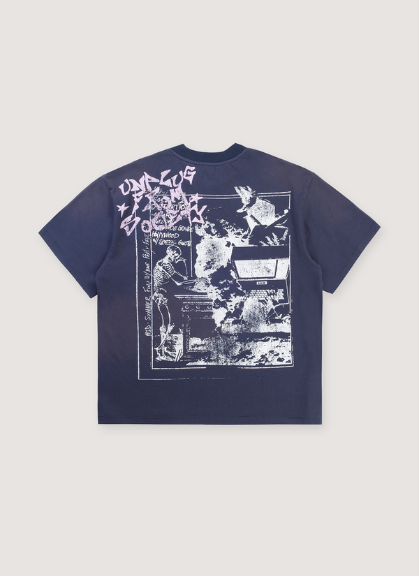 Boredom Kills French Tee Vintage Navy alternate view - Shop at Pieces Los Angeles
