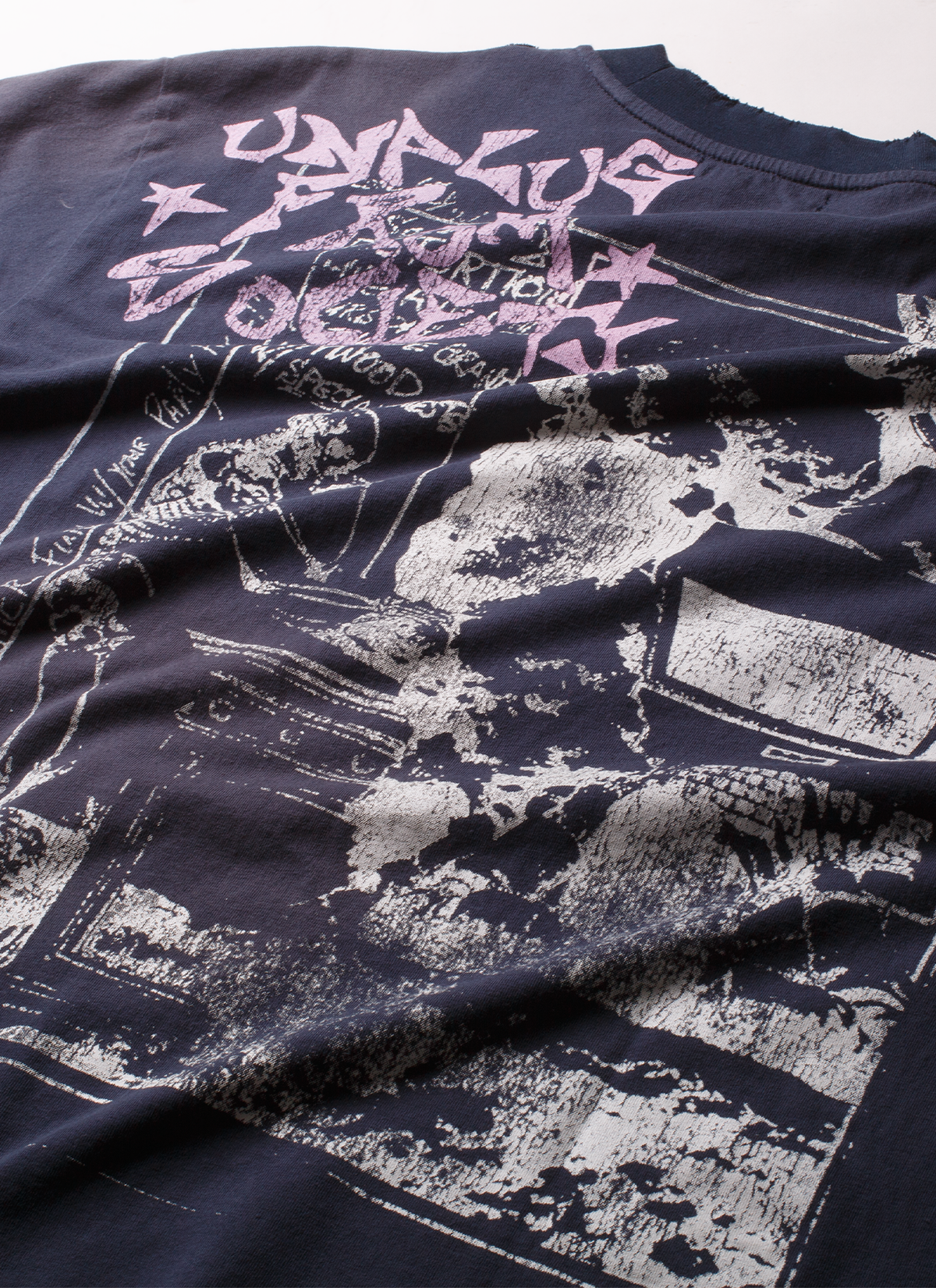 Boredom Kills French Tee Navy Boredom Kills French Tee Navy - Image 4 | Authenticated at Pieces Los Angeles