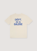 Gallery Dept. French Logo Tee Cream Blue Gallery Dept. French Logo Tee Cream Blue - Image 2 | Authenticated at Pieces Los Angeles