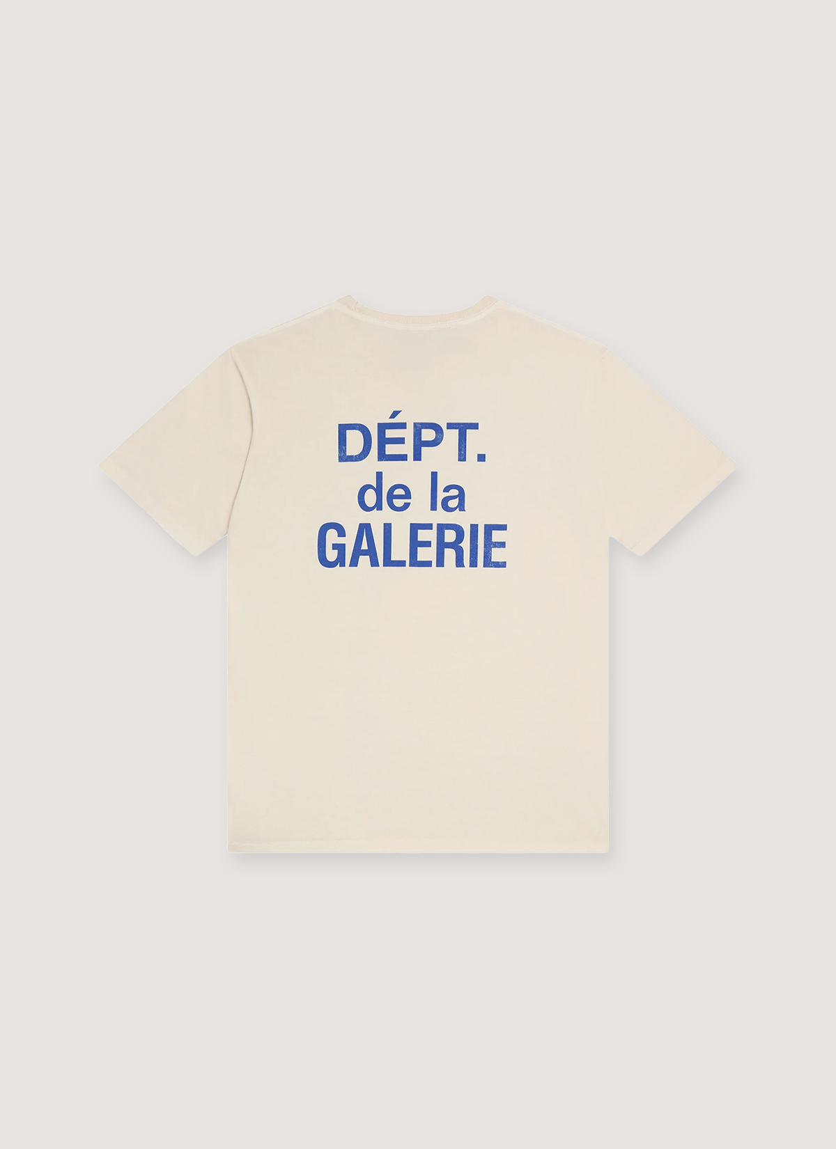 Gallery Dept. French Logo Tee Cream Blue Gallery Dept. French Logo Tee Cream Blue - Image 2 | Authenticated at Pieces Los Angeles