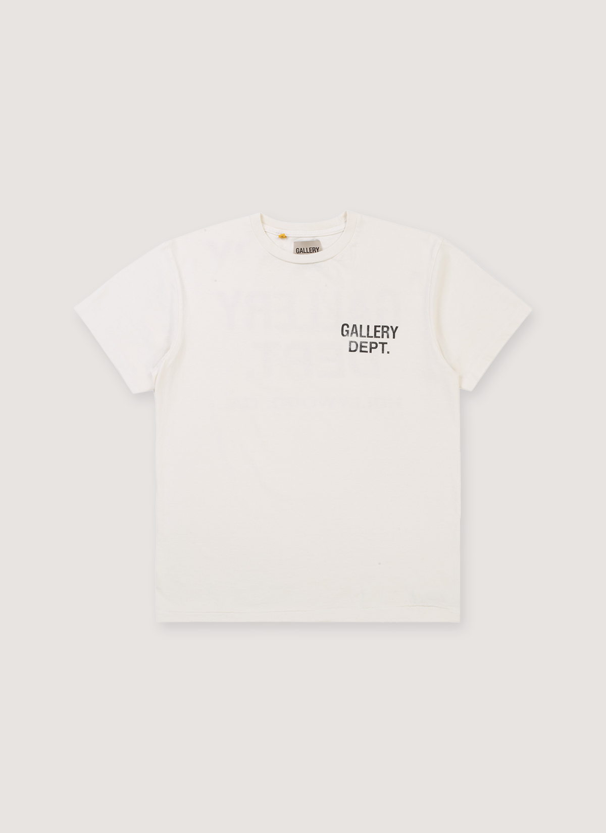 Gallery Dept. Souvenir Tee Cream Orange Gallery Dept. Souvenir Tee Cream Orange - Image 1 | Authenticated at Pieces Los Angeles