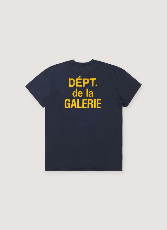 Gallery Dept. French Logo Tee Navy Gold