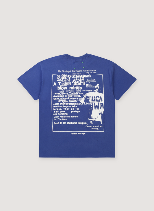 Better With Age Fuck BWA Tee Blue (Lions)