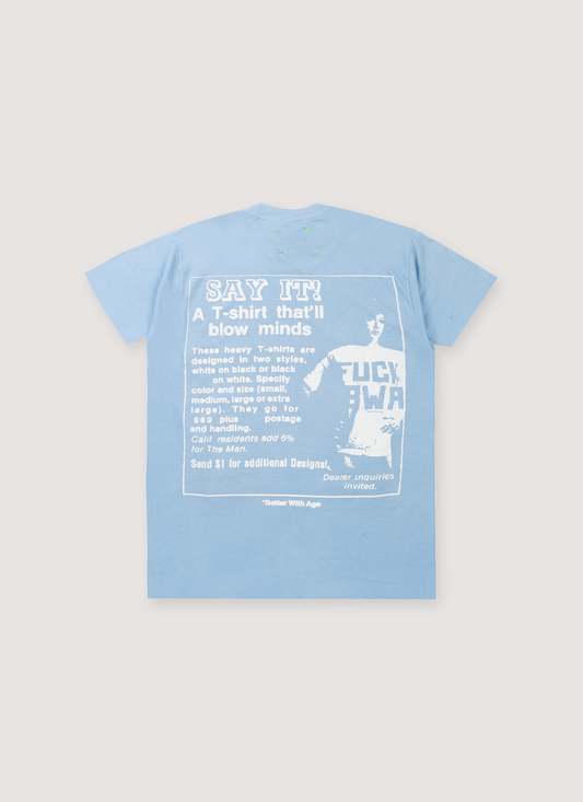 Better With Age Fuck BWA Tee Light Blue (Sun)
