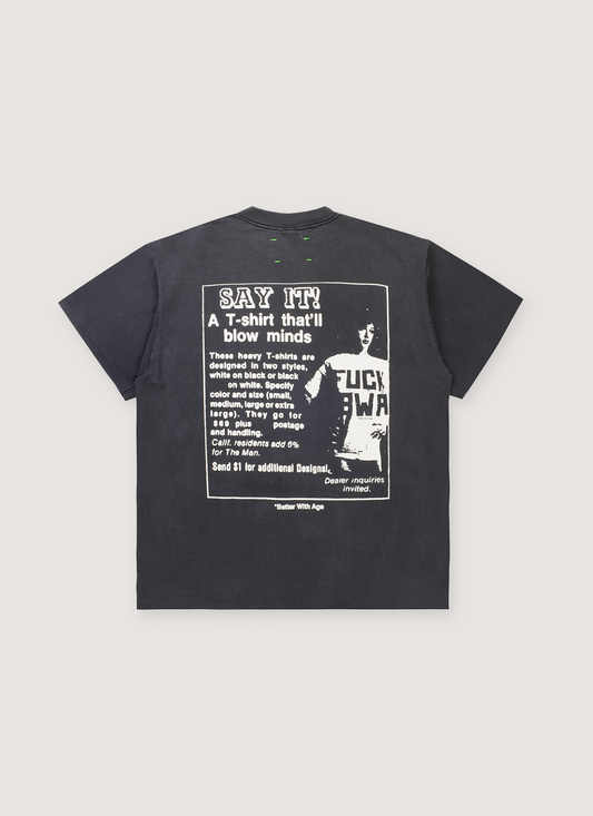 Better With Age Fuck BWA Tee Vintage Black (Therapy)