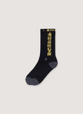 Chrome Hearts Fuck You Dagger Socks yellow black, Jacquard knit, embroidered dagger design Chrome Hearts Fuck You Dagger Socks - Image 3 | Authenticated at Pieces Los Angeles