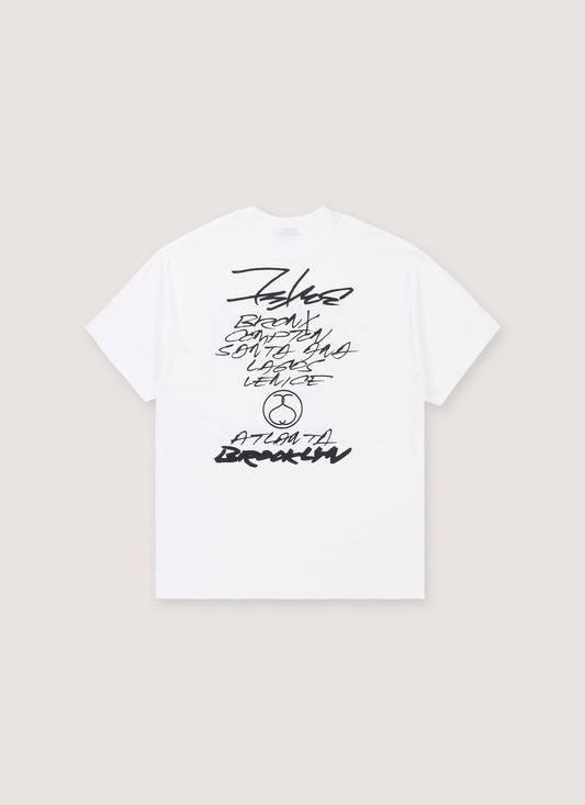 Stussy Futura World Tour Tee White