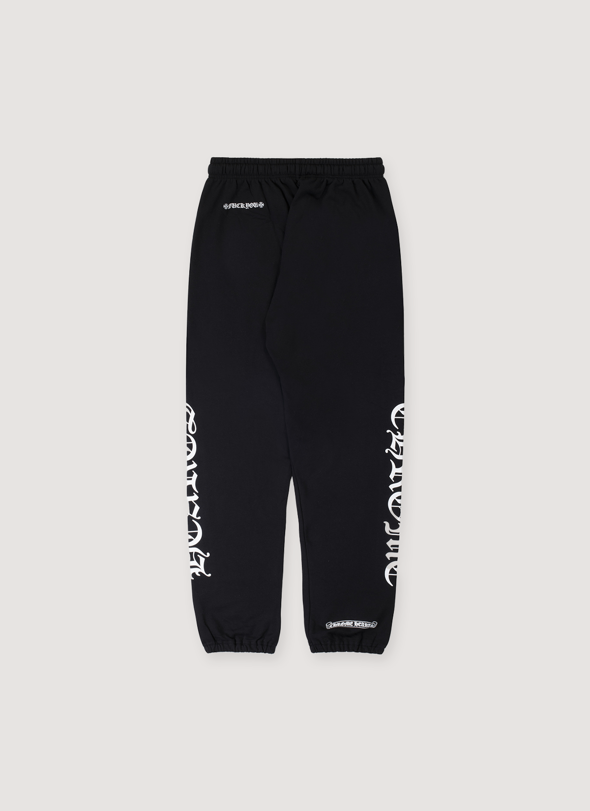 Chrome Hearts Horseshoe Fuck You Sweatpants Black