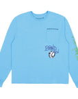 Chrome Hearts Matty Boy Brain New Long Sleeve Baby Blue