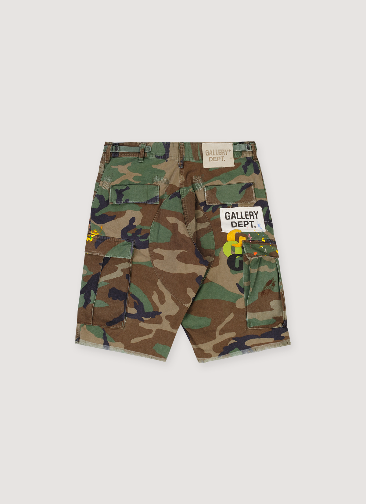 Gallery Dept. G Patch Cargo Shorts Woodland Camo | PIECES Los Angeles Gallery Dept. G Patch Cargo Shorts Woodland Camo | PIECES Los Angeles