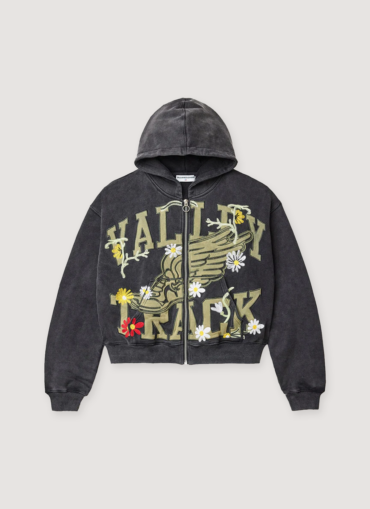 Vale Forever Garden Zip Up Sweatshirt Midnight