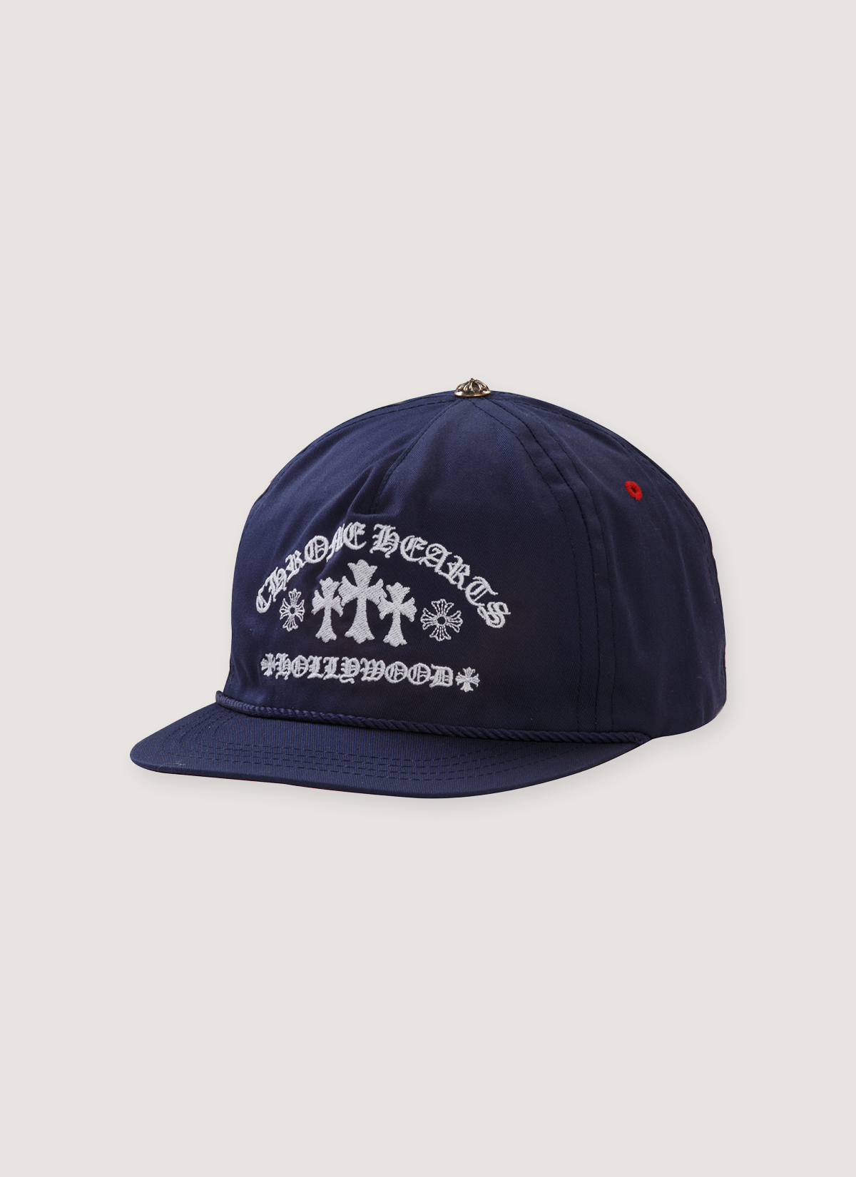 Chrome Hearts Gas Station Snapback Hat Navy