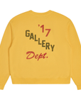 Gallery Dept. Boxing Merch Crewneck Yellow