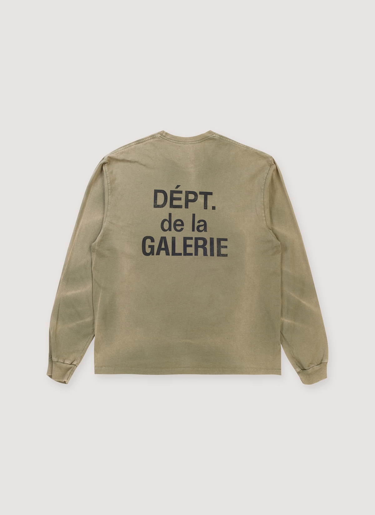 Gallery Dept. French Logo Longsleeve Olive Gallery Dept. French Logo Longsleeve Olive - Image 2 | Authenticated at Pieces Los Angeles