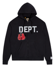 Gallery Dept. Boxing Merch Zip Up Sweatshirt Black